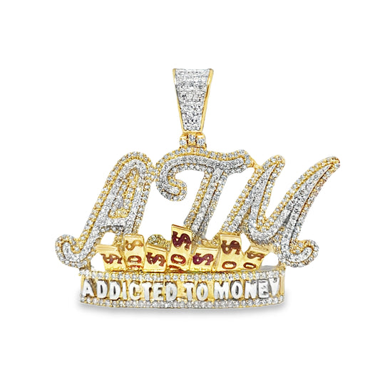 10K Gold Pendant with Diamonds 1.40ctw