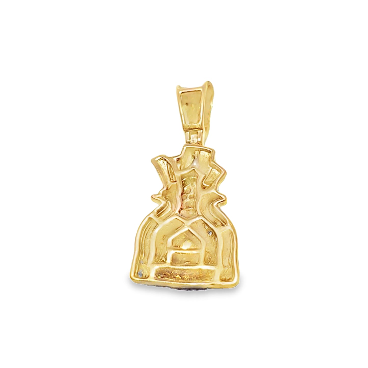 Money Bag Pendant 0.625 Ct. Diamond 10K Yellow Gold
