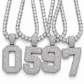 VVS 5mm Tennis Chain with any Number 0-9