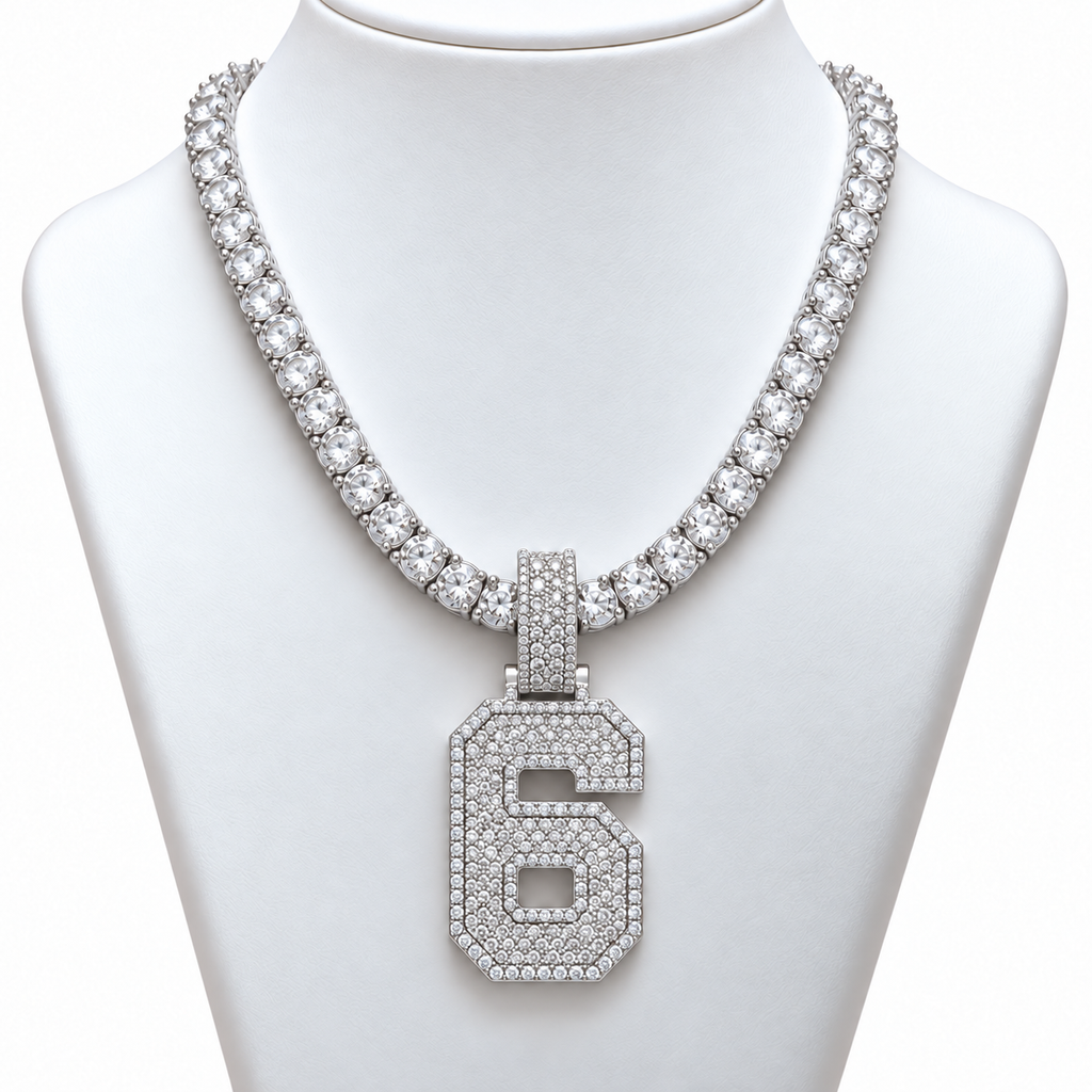 VVS 5mm Tennis Chain with any Number 0-9
