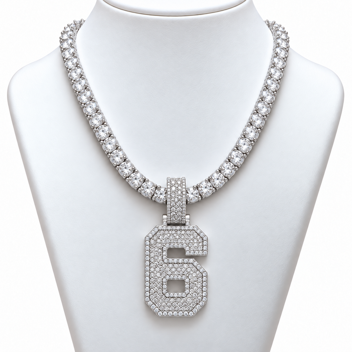 VVS 5mm Tennis Chain with any Number 0-9