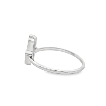 Hamsa Ring 0.13 ctw Diamond 10K Yellow Gold