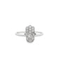 Hamsa Ring 0.13 ctw Diamond 10K Yellow Gold