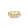 Baguette Band Ring 1.41 ctw Diamond 14K Yellow Gold