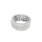 Mens Diamond Band 5 Row Stones 2.36 ctw Diamond 10K White Gold
