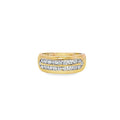 Round Cut Ring 0.90 ctw Diamond 14K Yellow Gold
