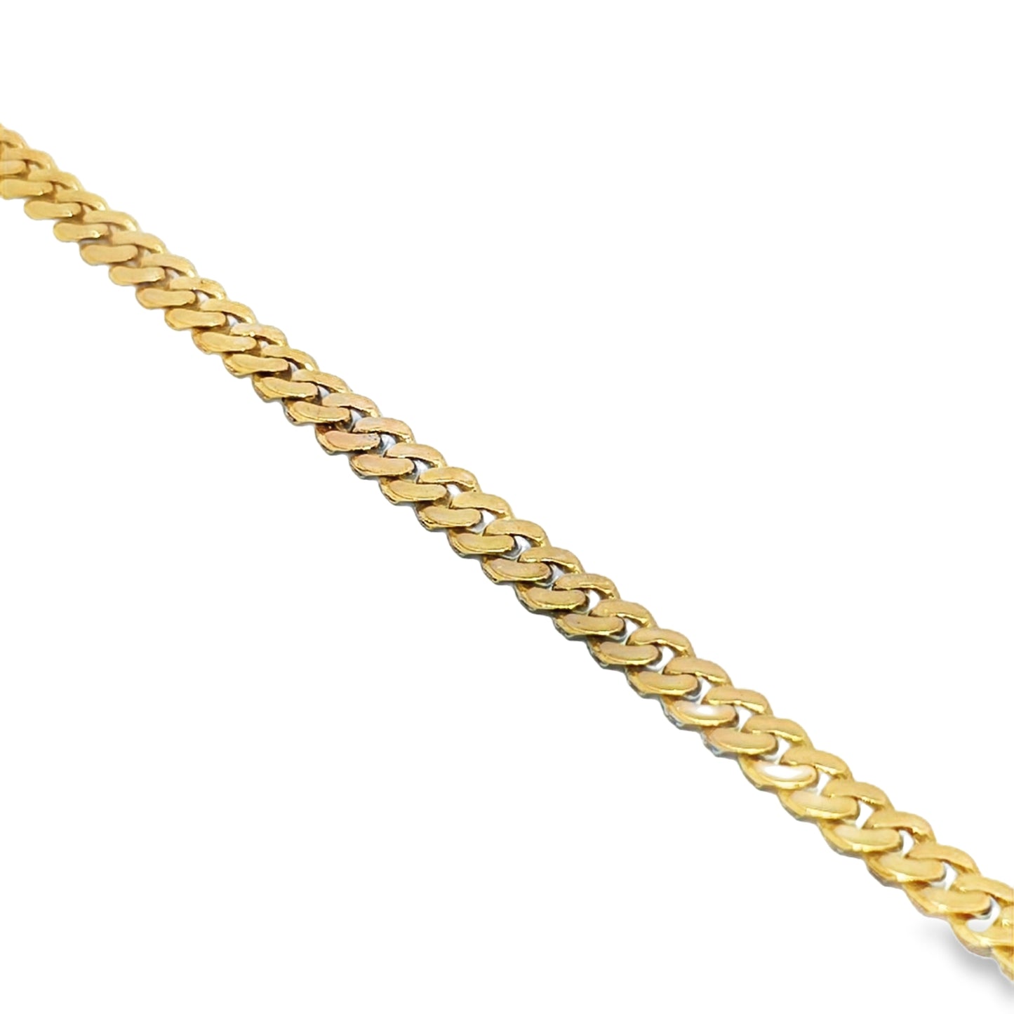 5.5MM Cuban Link Bracelet 2.36 ctw Diamond 10K Yellow Gold