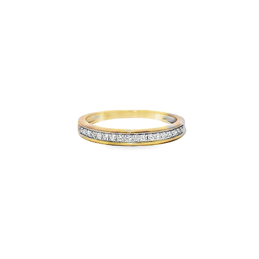 Round Band Ring 0.30 ctw Diamond 10K Yellow Gold
