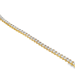Women's Diamond Tennis Bracelet 1 ctw 10K Yellow Gold 7