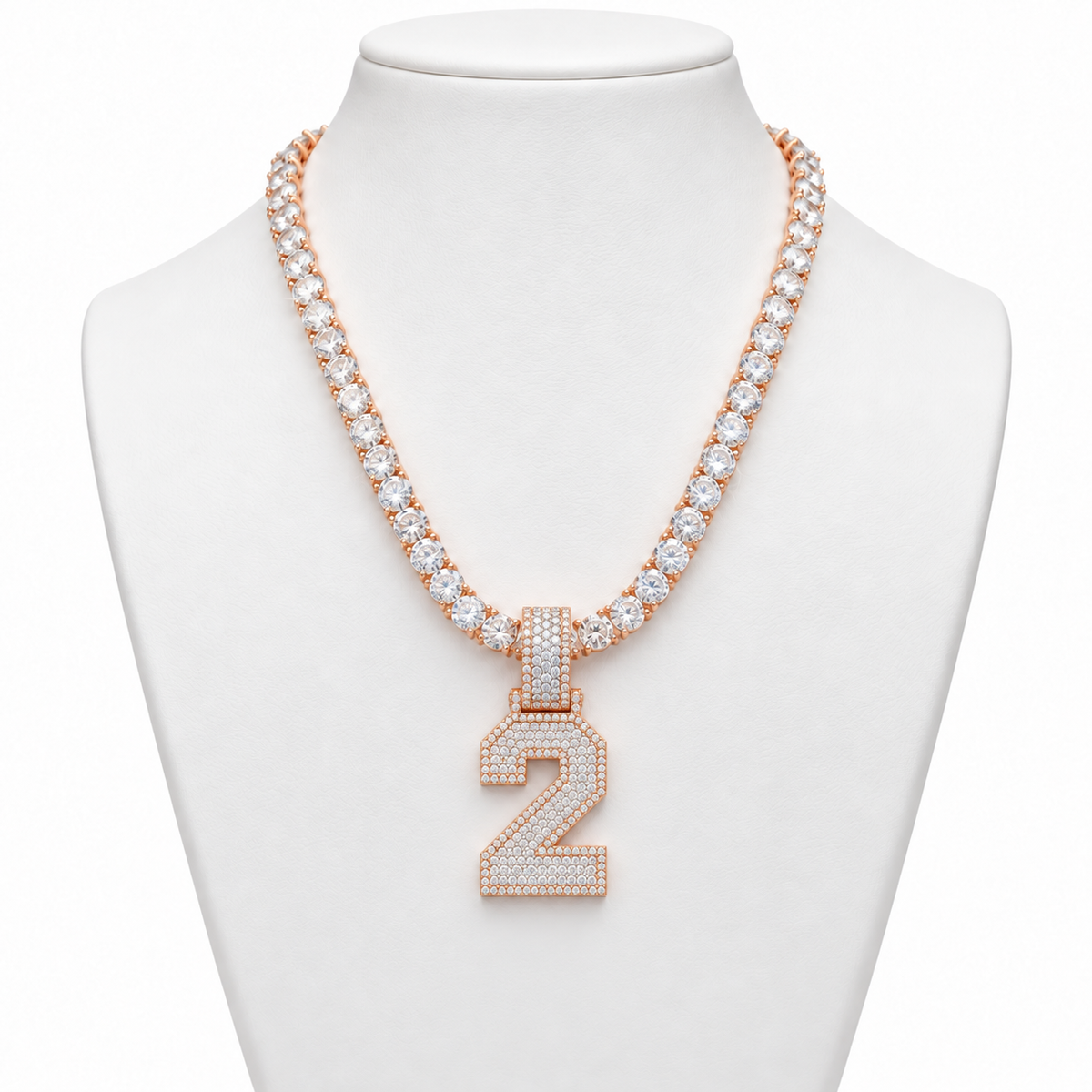 VVS 5mm Tennis Chain with any Number 0-9