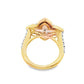 Ombre Blossom Ring 0.26 ctw Diamond 10K Yellow Gold
