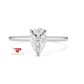 14K Gold 1 CTW Lab Grown Diamond Solitaire Ring | Emerald, Radiant, Oval, Pear, Round & Marquise