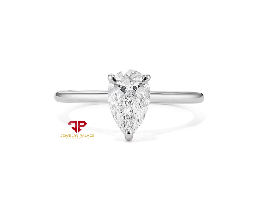 14K Gold 1 CTW Lab Grown Diamond Solitaire Ring | Emerald, Radiant, Oval, Pear, Round & Marquise