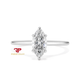 14K Gold 1 CTW Lab Grown Diamond Solitaire Ring | Emerald, Radiant, Oval, Pear, Round & Marquise