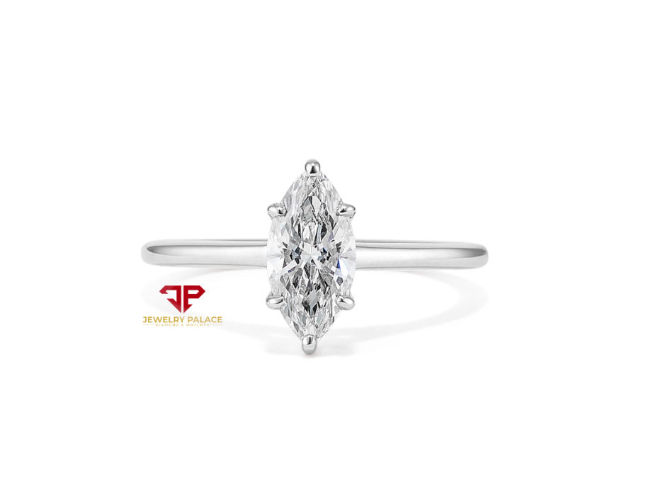 14K Gold 1 CTW Lab Grown Diamond Solitaire Ring | Emerald, Radiant, Oval, Pear, Round & Marquise