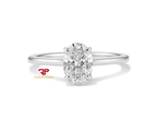 14K Gold 1 CTW Lab Grown Diamond Solitaire Ring | Emerald, Radiant, Oval, Pear, Round & Marquise