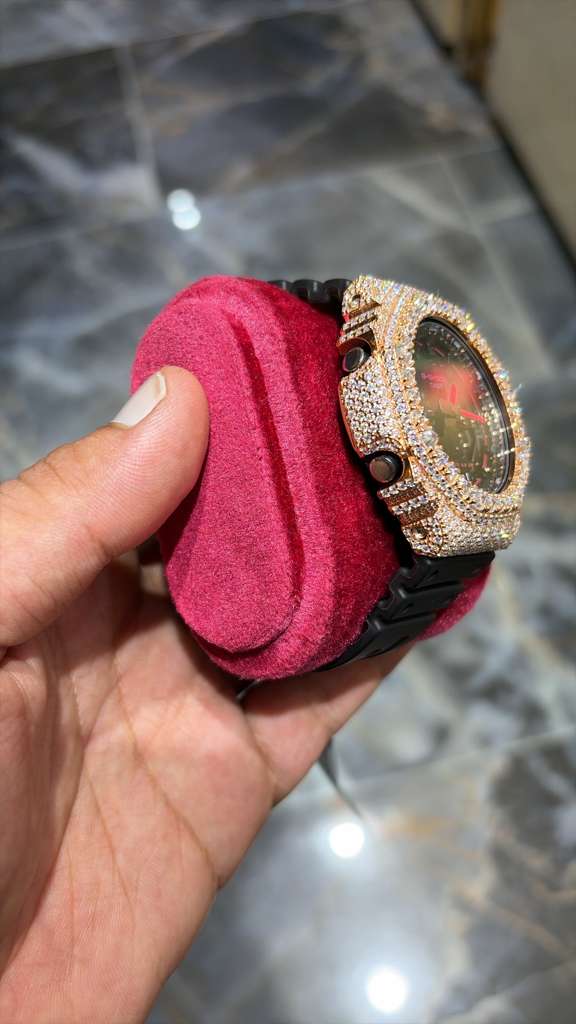 Custom Moissanite G-shock