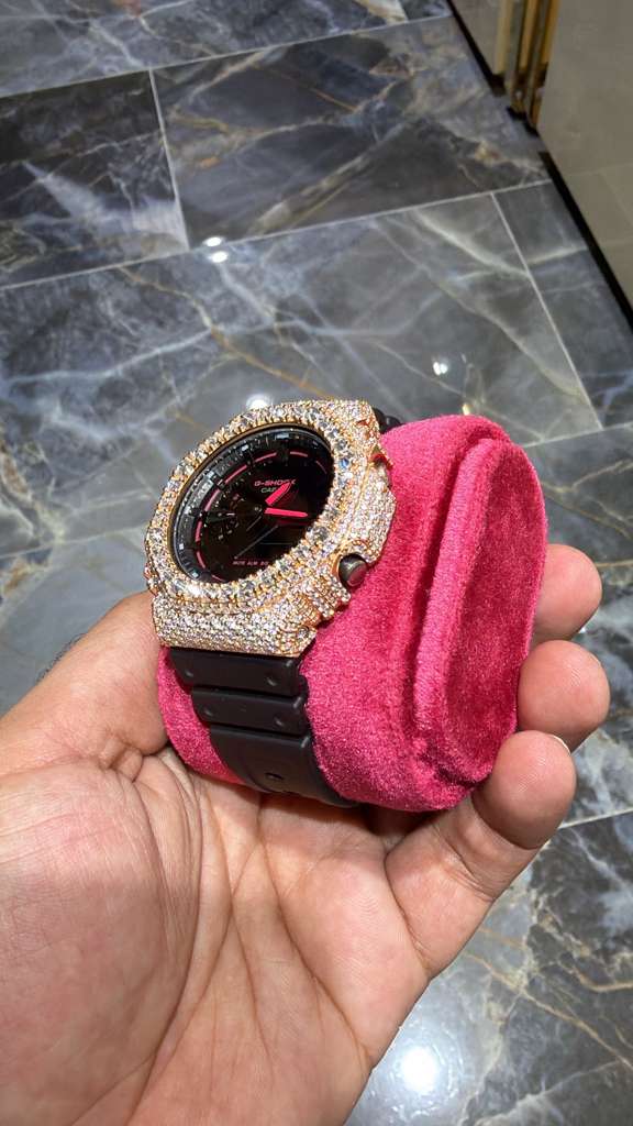 Custom Moissanite G-shock