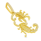 10K Yellow Gold Diamond “2 Scorpios” Pendant 2.50 ctw | Iced Out Zodiac Pendant – Jewelry Palace
