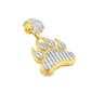 10K Yellow Gold Diamond Lion Paw Pendant 3.0 CTW | Jewelry Palace