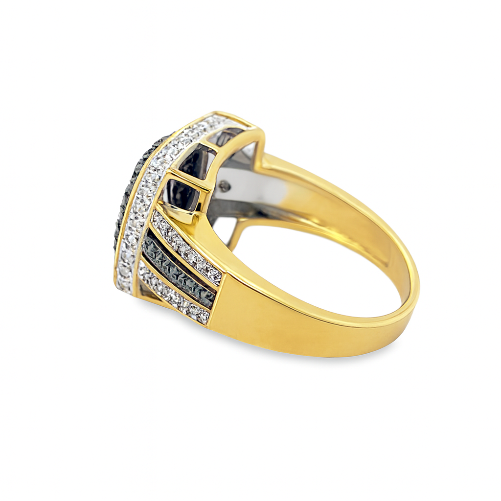 10K Yellow Gold Diamond Ring with Fancy Brown Round Cut Diamonds 0.50 ctw | Chocolate Diamond Ring – Jewelry Palace