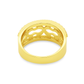 10K Yellow Gold Diamond Link Band Ring 0.99 ctw – Elegant Chain-Inspired Design | Jewelry Palace Lithonia, GA