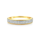 10K Yellow Gold Diamond Engagement Ring & Wedding Band Set 0.84 CTW