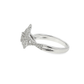 14K White Gold Diamond Engagement Ring 0.50 ctw | Pear Cut Halo Design – Jewelry Palace Lithonia GA