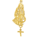 10K Yellow Gold Diamond Praying Hands Pendant | 0.34 CTW | Jewelry Palace