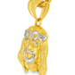 10K Yellow Gold Jesus Face Pendant Necklace Set – Symbol of Faith & Strength | Jewelry Palace