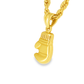 10K Yellow Gold Boxing Glove Pendant Necklace Set – Symbol of Strength & Determination | Jewelry Palace