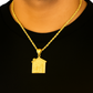 10K Yellow Gold House Pendant Necklace Set – Bold Urban Design | Jewelry Palace