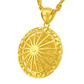 10K Yellow Gold Globe Pendant Necklace Set – World Map Design | Jewelry Palace