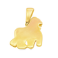 10K Yellow Gold 1.75 ctw Diamond Gorilla Pendant | Iced-Out King of the Jungle | Jewelry Palace
