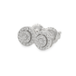 10K White Gold Diamond Round Stud Earrings | 0.10 CTW | Jewelry Palace