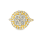 VVS-VS 10K Yellow Gold Halo Diamond Ring | 2.02 CTW | Jewelry Palace