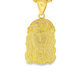 10K Yellow Gold Jesus Face Pendant Necklace Set – Faith & Strength in Gold | Jewelry Palace