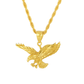 10K Yellow Gold Eagle Pendant Necklace Set – Bold & Majestic Design | Jewelry Palace