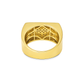 10K Yellow Gold Diamond Band Ring 1.75 ctw – Multi-Row Statement Design | Jewelry Palace Lithonia, GA