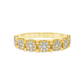10K Yellow Gold Diamond Band Ring 0.66 CTW | Cluster-Set Round Diamond Ring | Jewelry Palace