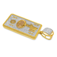 10K Yellow Gold Diamond $100 Bill Pendant 0.45 ctw – Money Stack Benjamin Charm | Jewelry Palace Lithonia, GA