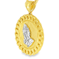 10K Yellow Gold Praying Hands Pendant Necklace Set – Faith & Blessings Design | Jewelry Palace