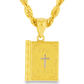 10K Yellow Gold Holy Bible Pendant Necklace Set – Symbol of Faith & Devotion | Jewelry Palace
