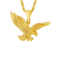 10K Yellow Gold Eagle Pendant Necklace Set – Bold & Majestic Design | Jewelry Palace