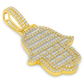 Elegant Gold Hamsa Pendant 2.75 ctw Diamond 10K Yellow Gold | Spiritual Protection & Luxury | Jewelry Palace