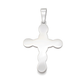 10K White Gold Elegant Diamond Cross Pendant 0.68 ctw