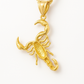 10K Yellow Gold Scorpion Pendant Necklace Set – Bold & Fearless Design | Jewelry Palace