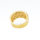14K Yellow Gold Diamond Baguette Band 2.00 CTW | Women’s Multi-Row Statement Ring | Jewelry Palace