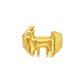 10K Yellow Gold Animal Motif Signet Ring | Jewelry Palace