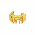 10K Yellow Gold Animal Motif Signet Ring | Jewelry Palace